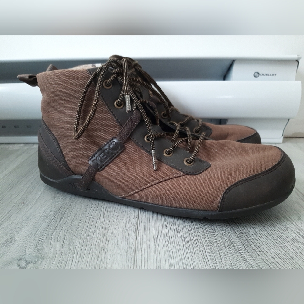 Xero Denver Shoes Barefoot Boots Size 10 Minimalist Outdoor Brown Drop Canvas